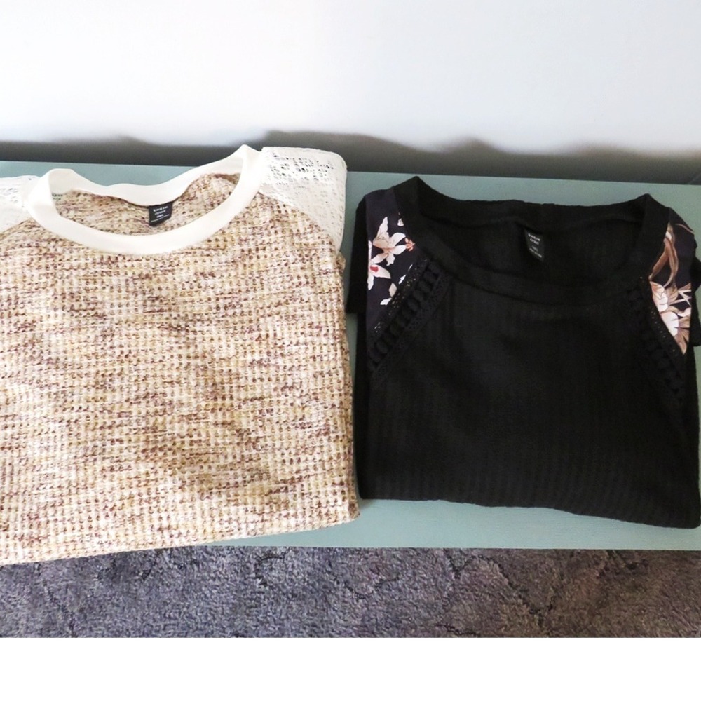 2 Pcs‎ Lot Shein Curve Tops/Sweater Size 3XL